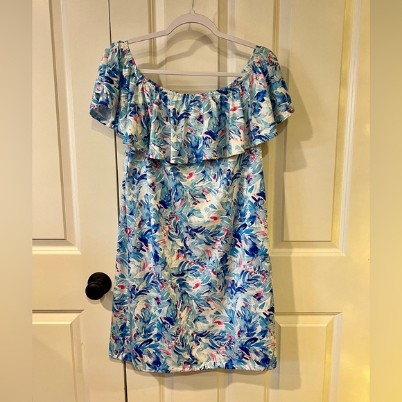 Stella Parker Dresses & Skirts - Stella Parker Collection            Off Shoulder Ruffle Floral Dress